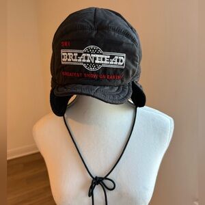 Sam Jung Ski Brian Head Black Winter Trapper Hat